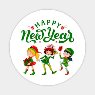 Cheers to New Beginnings: Happy New Year Tee Magnet